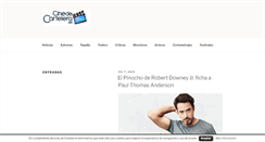 Desktop Screenshot of cinedecartelera.es